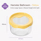 Tail Tale Hamster Bathroom Toilet 360° Transparent Anti-Spill Sand Bath Box (99mm Deep Base)