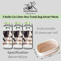 Cat Litter Trash Bags - Drawstring Cat Toilet Disposable Bag, Thickened Drawstring Type Trash Bag, Available In All Size