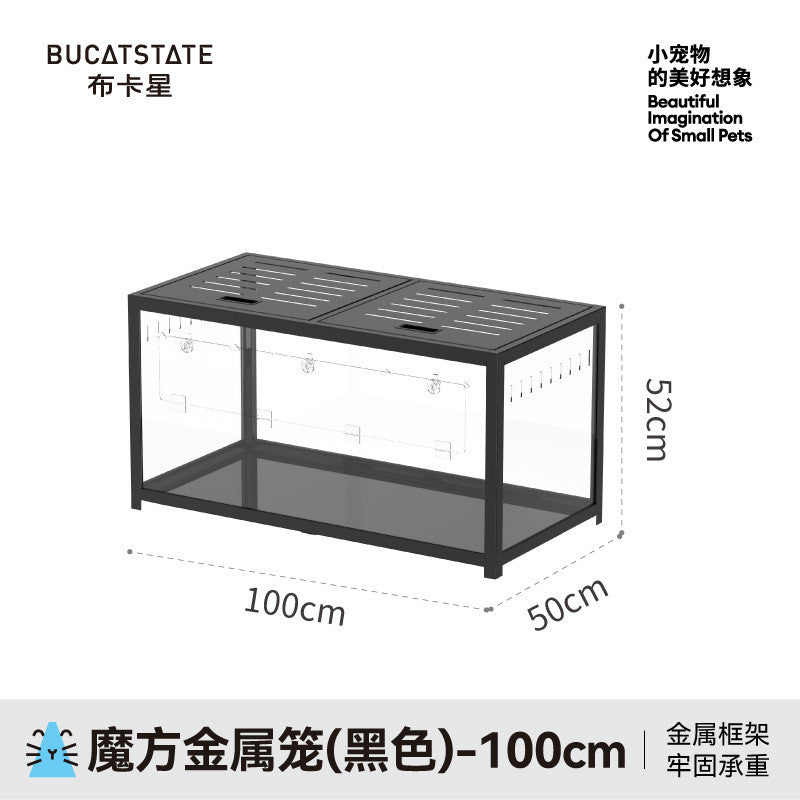 3.0 Bucatstate Hamster Cage 100cm / 120cm Stackable Design Come With Wheels