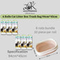 Cat Litter Trash Bags - Drawstring Cat Toilet Disposable Bag, Thickened Drawstring Type Trash Bag, Available In All Size