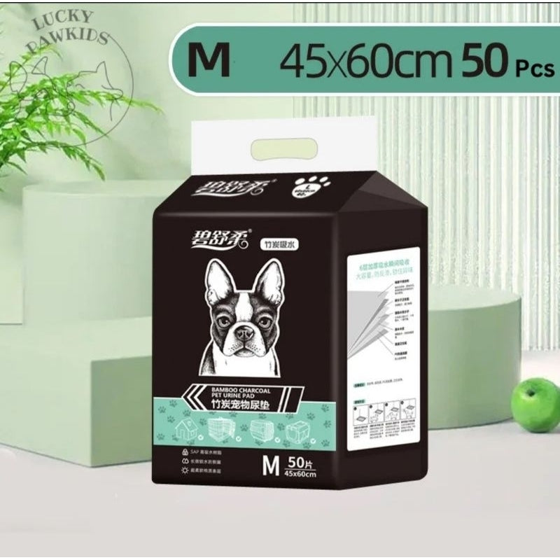 Pet Bamboo charcoal absorbent diaper pet training toilet Pad/pee pad