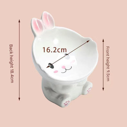 Premium Ceramic Cat Bowl, Designed For Both Style And Functionality. Crafted With High-Quality Ceramic/Luckypawkids