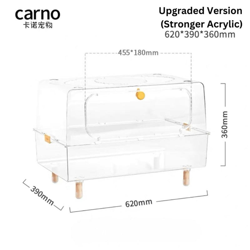 Hamster Cage Transparent Acrylic 43/50/62/70/75/88/100CM