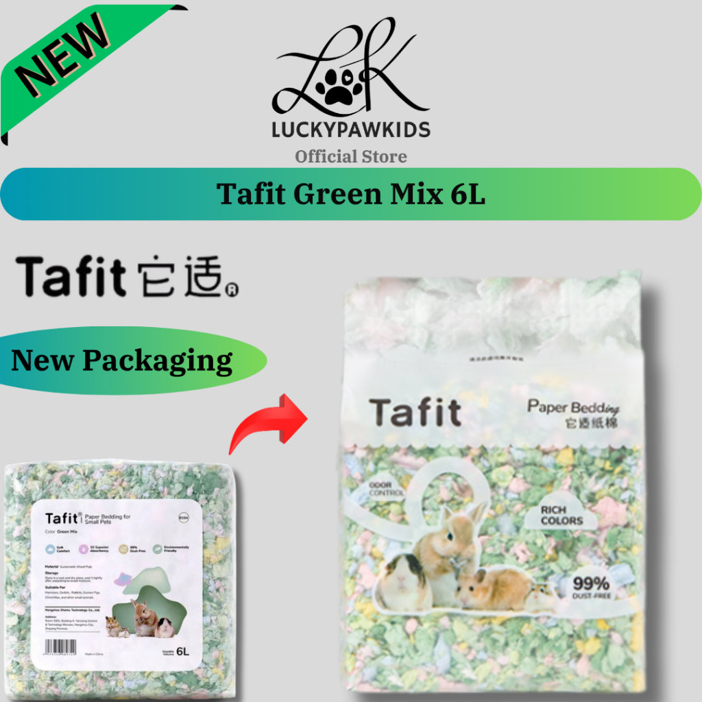 Tafit Hamster Paper Bedding / Tail Tale Hamster Bedding 99% Dust Free / Wood Pulp Bedding For Small Pets Aspen Shaving