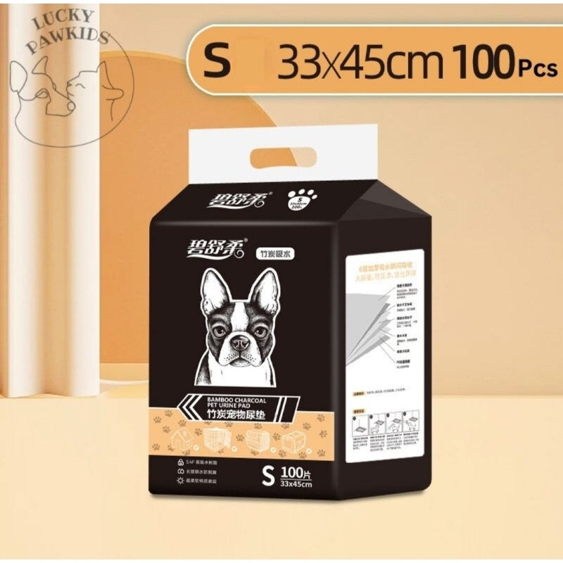 Pet Bamboo charcoal absorbent diaper pet training toilet Pad/pee pad