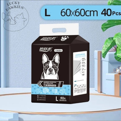 Pet Bamboo charcoal absorbent diaper pet training toilet Pad/pee pad
