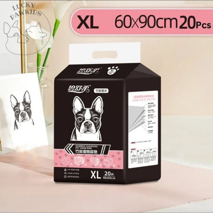 Pet Bamboo charcoal absorbent diaper pet training toilet Pad/pee pad