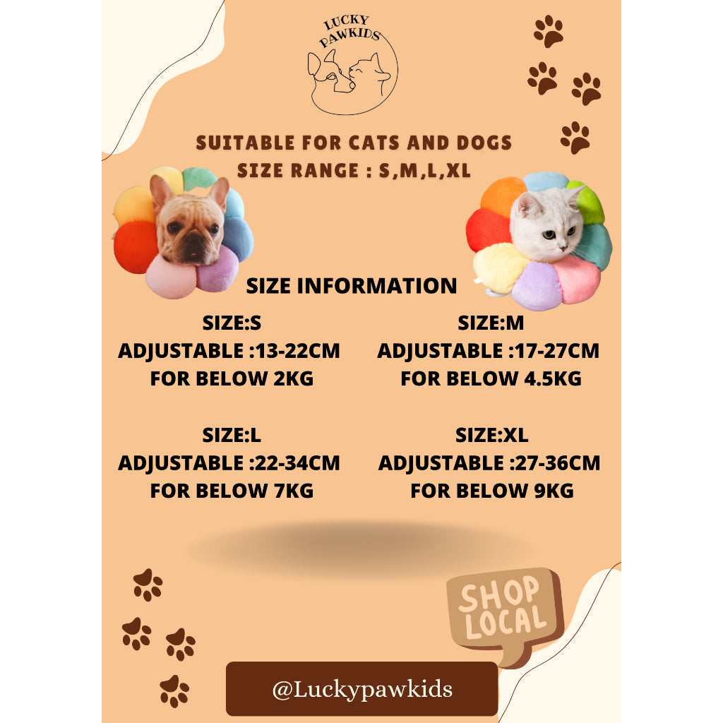 CAT / DOG / CONE COLLAR / COMFY SOFT CONE COLLAR / Anti-Lick / Anti-Scratch