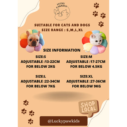 CAT / DOG / CONE COLLAR / COMFY SOFT CONE COLLAR / Anti-Lick / Anti-Scratch