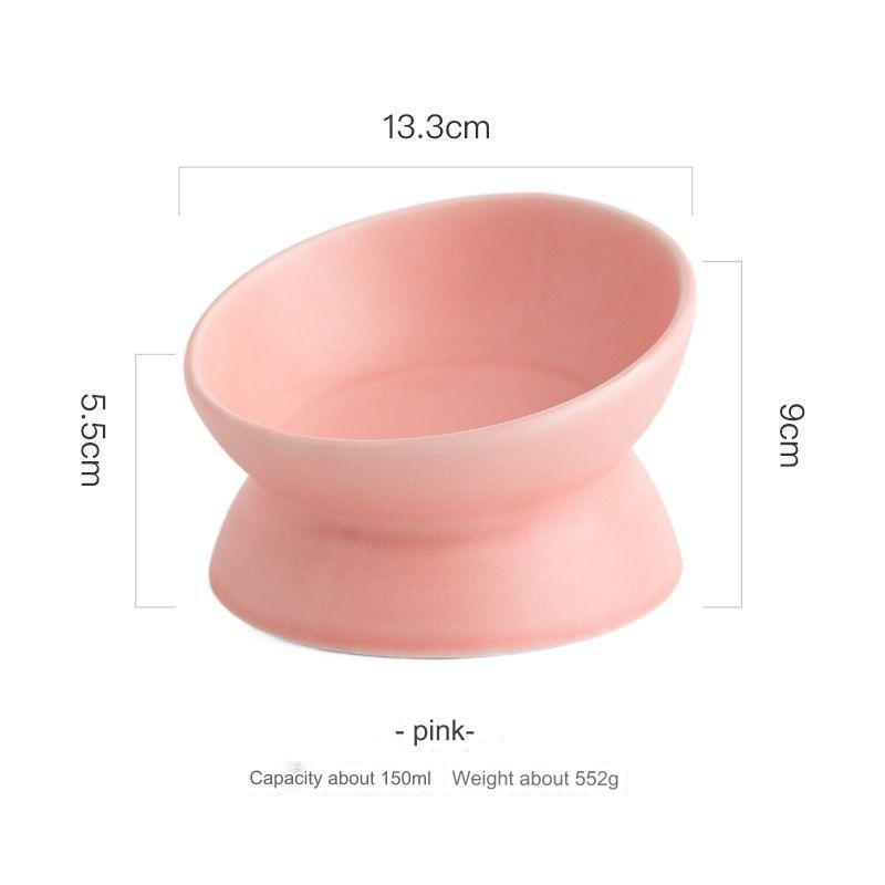 Premium Ceramic Cat Bowl, Designed For Both Style And Functionality. Crafted With High-Quality Ceramic/Luckypawkids