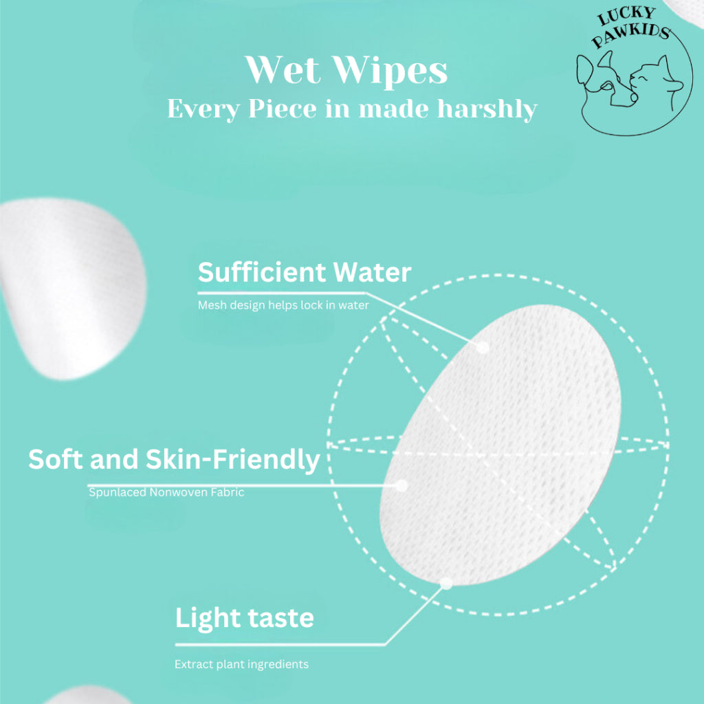 200 pics/Pets eye wipes /dogs cats stain remover/wipes/pets