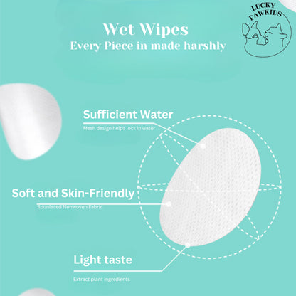 200 pics/Pets eye wipes /dogs cats stain remover/wipes/pets