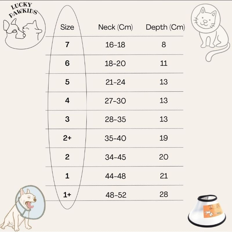 Elizabethan Collar / E Collar / Dog Cone / Cat Cone / Cone Collar