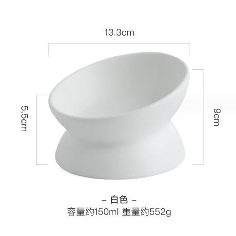 Premium Ceramic Cat Bowl, Designed For Both Style And Functionality. Crafted With High-Quality Ceramic/Luckypawkids