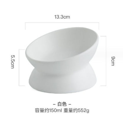 Premium Ceramic Cat Bowl, Designed For Both Style And Functionality. Crafted With High-Quality Ceramic/Luckypawkids