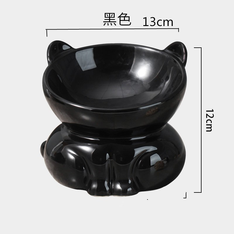 Premium Ceramic Cat Bowl, Designed For Both Style And Functionality. Crafted With High-Quality Ceramic/Luckypawkids
