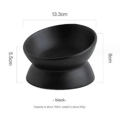 Premium Ceramic Cat Bowl, Designed For Both Style And Functionality. Crafted With High-Quality Ceramic/Luckypawkids