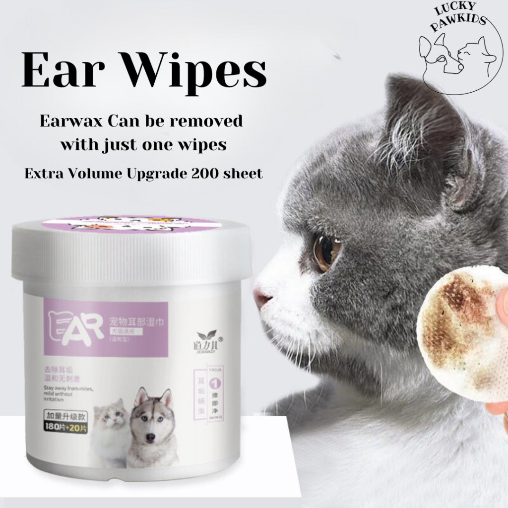 200 pics/Pets eye wipes /dogs cats stain remover/wipes/pets