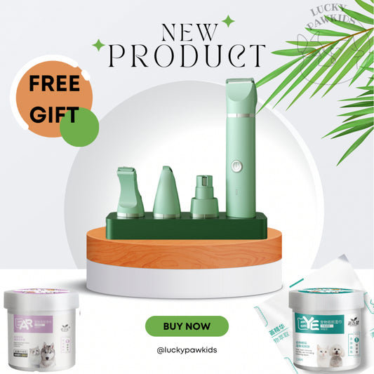 Pets Shaver Kit 4-in 1 Set Come with 3 difference colors