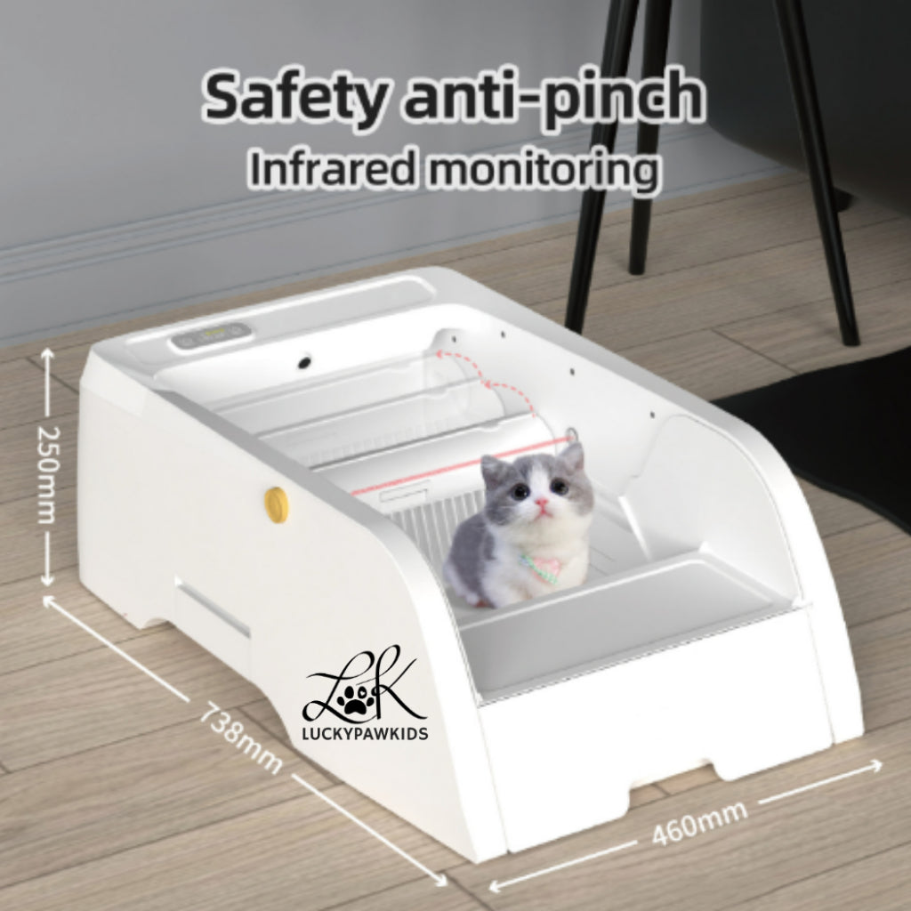 Automated Cat Litter Box – Say Goodbye to Scooping Forever-Luckypawkids