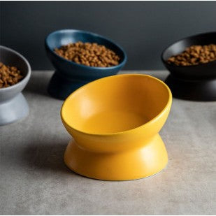 Premium Ceramic Cat Bowl, Designed For Both Style And Functionality. Crafted With High-Quality Ceramic/Luckypawkids