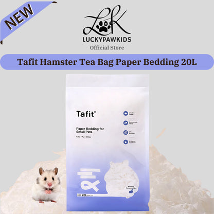 Tafit Hamster Paper Bedding / Tail Tale Hamster Bedding 99% Dust Free / Wood Pulp Bedding For Small Pets Aspen Shaving