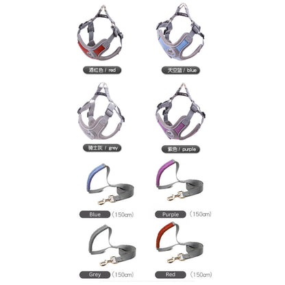 Harness Dog Leash Dog Rope Vest Type X-Type Reflective