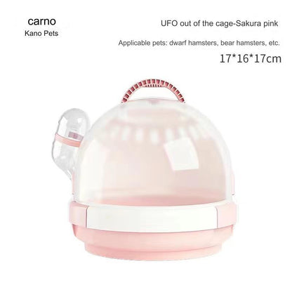 Carno Hamster Portable Carrier With Drinking Bottle