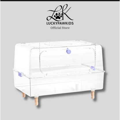 Hamster Cage Transparent Acrylic 43/50/62/70/75/88/100CM