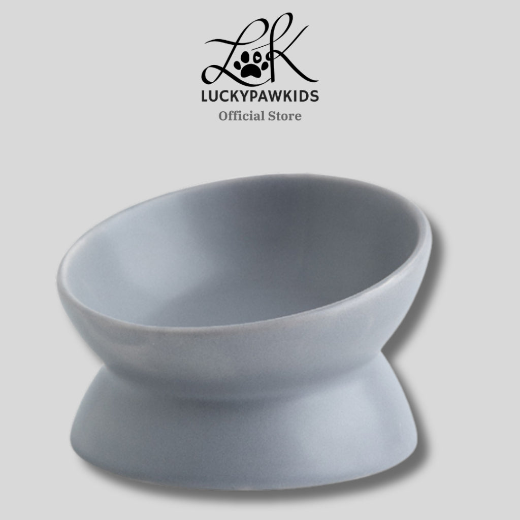 Premium Ceramic Cat Bowl, Designed For Both Style And Functionality. Crafted With High-Quality Ceramic/Luckypawkids