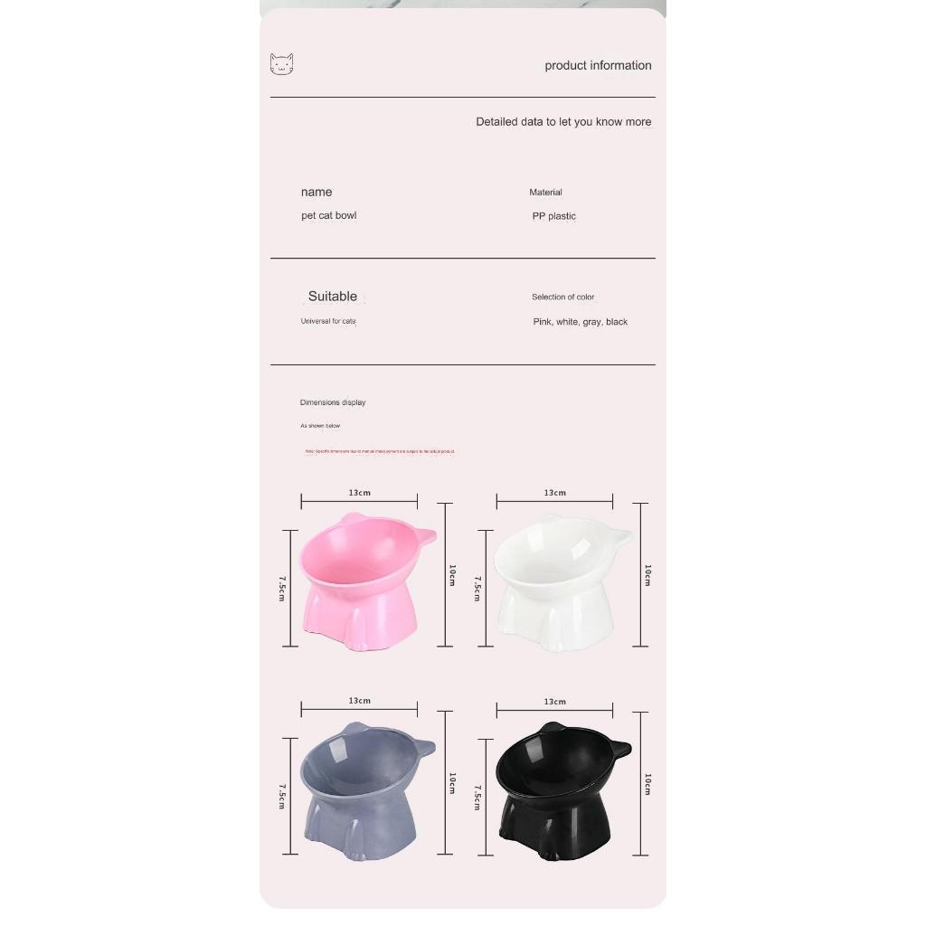 PVC Plastic Cat Bowl