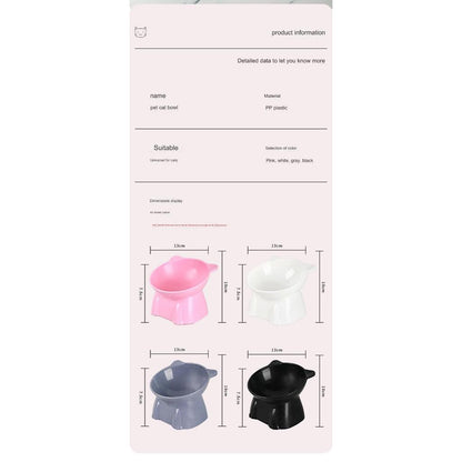 PVC Plastic Cat Bowl