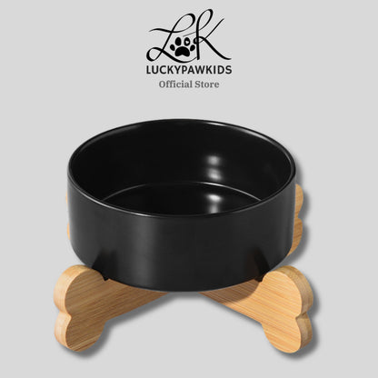 Premium Ceramic Cat Bowl, Designed For Both Style And Functionality. Crafted With High-Quality Ceramic/Luckypawkids