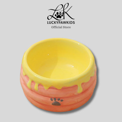 Premium Ceramic Cat Bowl, Designed For Both Style And Functionality. Crafted With High-Quality Ceramic/Luckypawkids