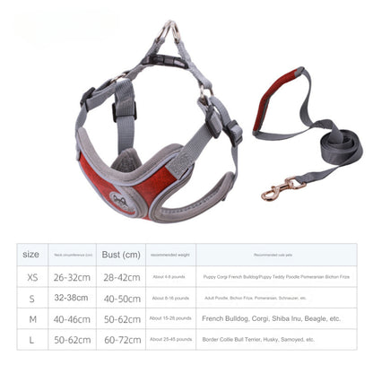 Harness Dog Leash Dog Rope Vest Type X-Type Reflective