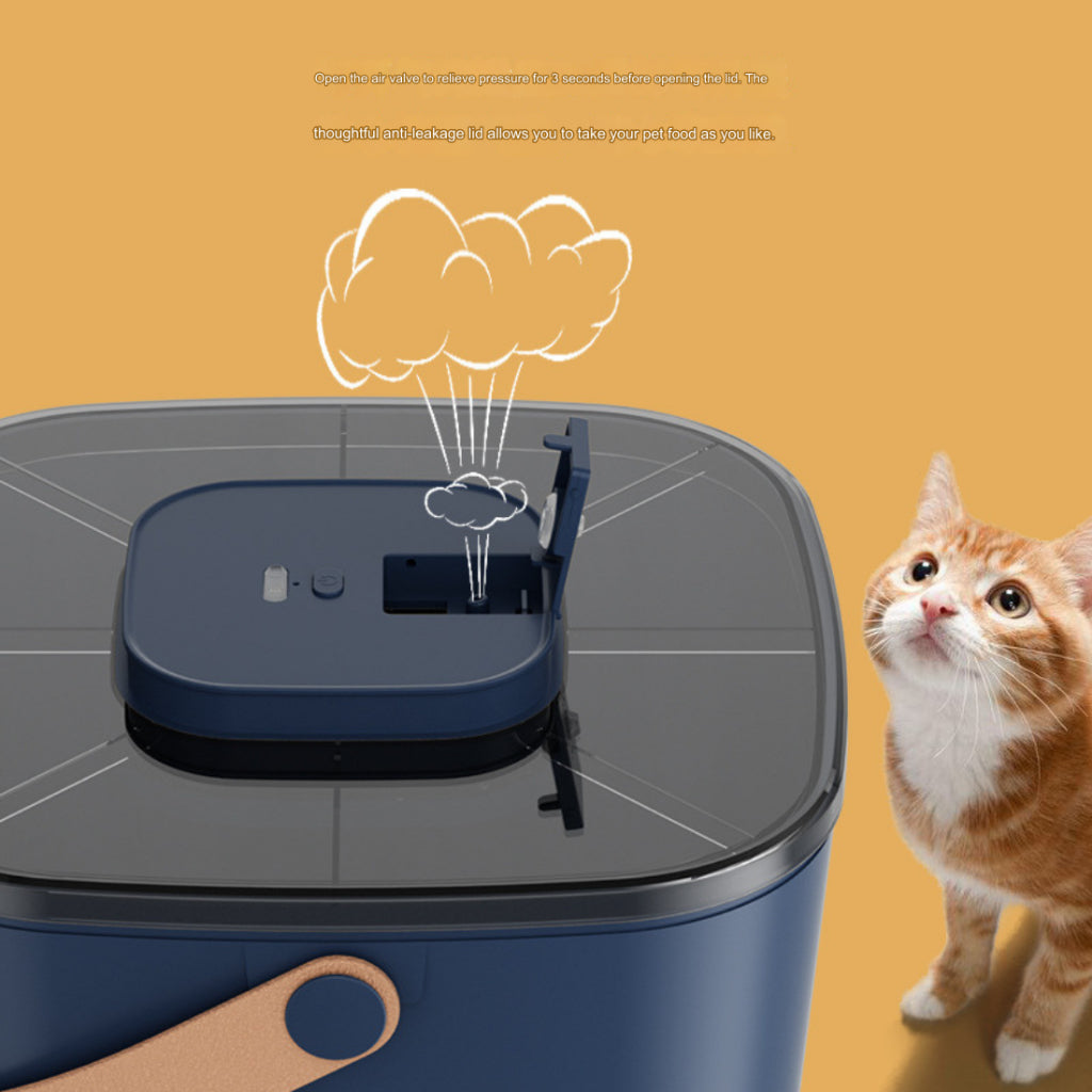 Mechanical Vacuum Fresh-Keeping Food Storage Barrel Cat And Dog Food Sealed Moisture-Proof Storage