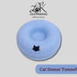 Cat Donut Tunnel / Cat Toy / Cat Bed / Cat House/Luckypawkids