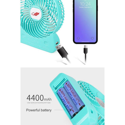 Gongtian GT532S Portable Fan with USB Phone Charger/Luckypawkids
