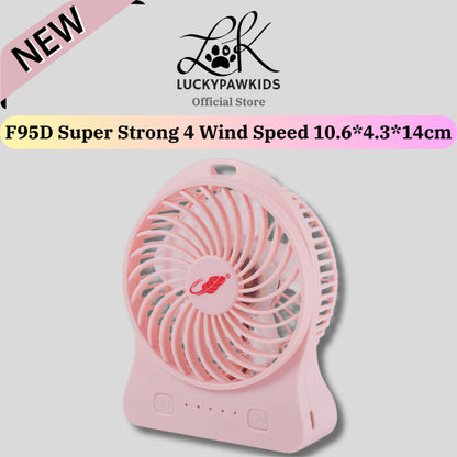 Gongtian GT532S Portable Fan with USB Phone Charger/Luckypawkids