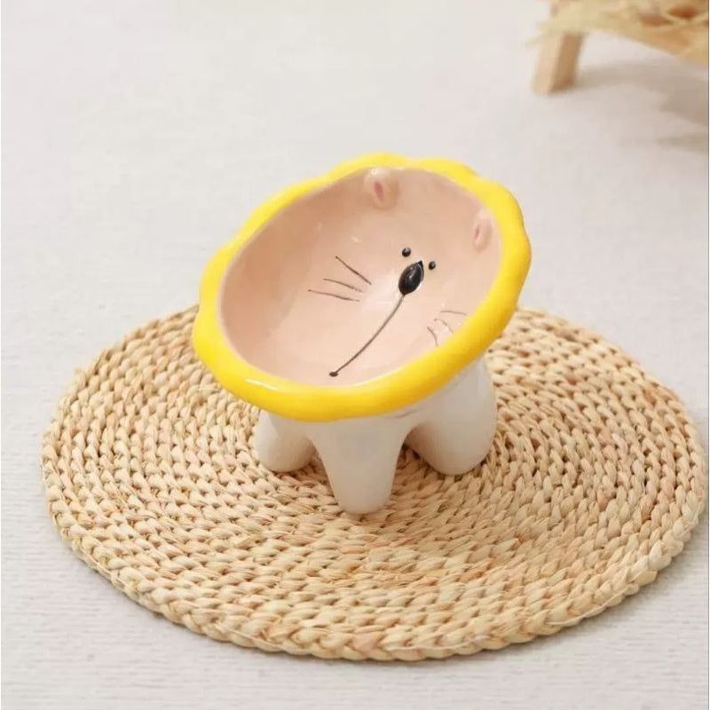 Premium Ceramic Cat Bowl, Designed For Both Style And Functionality. Crafted With High-Quality Ceramic/Luckypawkids