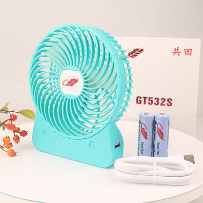 Gongtian GT532S Portable Fan with USB Phone Charger/Luckypawkids