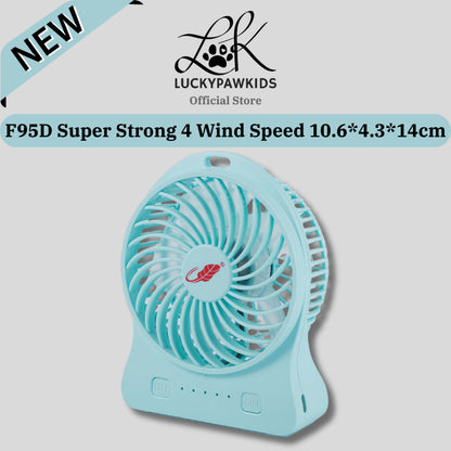 Gongtian GT532S Portable Fan with USB Phone Charger/Luckypawkids