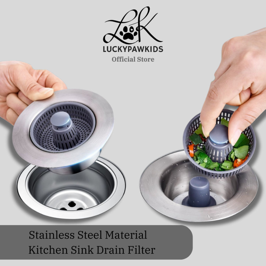 Stainless Steel Kitchen Sink Drainage Filter / Quick Drainage / Anit-Clogging / Anti-Odor