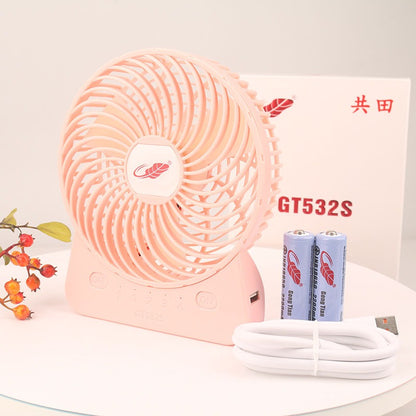 Gongtian GT532S Portable Fan with USB Phone Charger/Luckypawkids