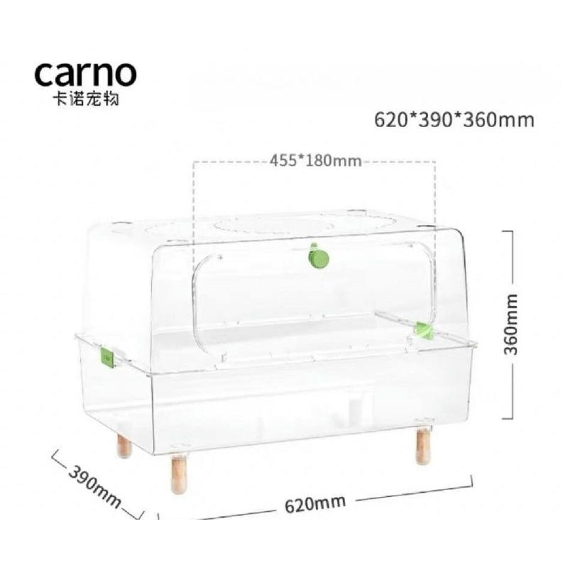 Hamster Cage Transparent Acrylic 43/50/62/70/75/88/100CM