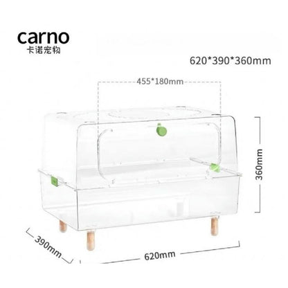 Hamster Cage Transparent Acrylic 43/50/62/70/75/88/100CM