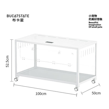 Hamster Cage Transparent Acrylic 43/50/62/70/75/88/100CM