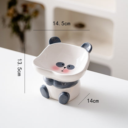 Premium Ceramic Cat Bowl, Designed For Both Style And Functionality. Crafted With High-Quality Ceramic/Luckypawkids