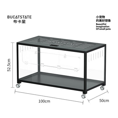 Hamster Cage Transparent Acrylic 43/50/62/70/75/88/100CM