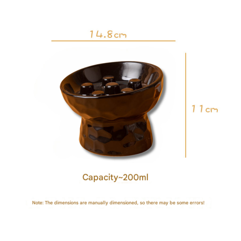 Premium Ceramic Cat Bowl, Designed For Both Style And Functionality. Crafted With High-Quality Ceramic/Luckypawkids
